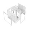 Gab Aquario Top Vidro Cyberpunk White W8ki C/display Digital - 6