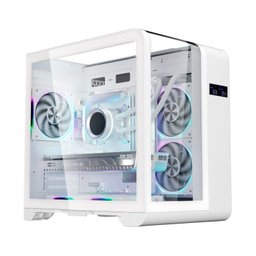 Gab Aquario Top Vidro Cyberpunk White W8ki C/display Digital - 1
