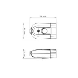 Kit 4 Plugue Femea 2p+t 10 a 250 V Tramontina Branco - 3
