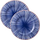 Ver imagem 1 de Kit Jogo Prato Raso Jantar 12peças 12 Pessoas Abstratta 28cm