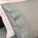 Ver imagem 4 de Jogo de Cama Casal Liso com Bordado 4 Peças - Forest - Bella Notte