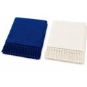 Ver imagem 1 de Kit 02 Mantas para Sofá Gigante 2.40X1.80 cm Cores da Copa Azul Mesclado/Cru