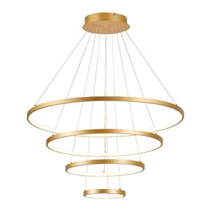 Lustre Pendente Sindora Dcd03011 Dourado Led Bivolt