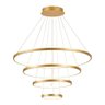 Lustre Pendente Sindora Dcd03011 Dourado Led Bivolt - 1