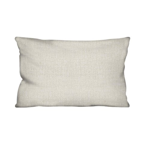 Almofada Decorativa Premium Texturizada Bege Claro - 50x30cm