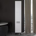 Ver imagem 1 de Paneleiro Armário Cozinha 40cm com 2 Portas Zaya Branco T01 - Mpozenato