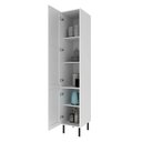 Ver imagem 4 de Paneleiro Armário Cozinha 40cm com 2 Portas Zaya Branco T01 - Mpozenato