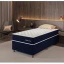 Ver imagem 4 de Colchão Mola Ensacada Solteiro 22x88x188cm Netuno Azul - Casa Giulia