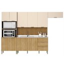 Ver imagem 2 de Cozinha Balcao Pia Glam Freijo Vanilla Cp Ripado Freijo Ktp