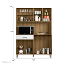 Ver imagem 5 de Kit Cozinha Viena Plus 1200 Branco Ripado