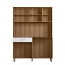 Ver imagem 3 de Kit Cozinha Viena Plus 1200 Branco Ripado