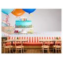 Ver imagem 2 de Papel De Parede Bolo Azul Festa Decorativo 3D Al95