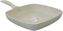 Ver imagem 1 de Frigideira Bistequeira Grill Antiaderente Cerâmica Ibiza Vanilla 24cm Casambiente