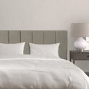 Ver imagem 1 de Cabeceira Modulada Estofada Adesiva 1 Módulo em Tiras 20x60cm Cinza