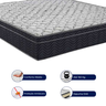 Cama Box Bipartido Queen Bege e Colchão Airtech 150 Espuma Ortobom - 2