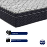 Cama Box Bipartido Queen Bege e Colchão Airtech 150 Espuma Ortobom - 3