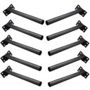 Ver imagem 1 de Suporte Poste Luminaria Solar Barra Kit 10 Uni Iluminaçao Casa Varanda Rua Segurança Publica Praça a