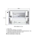 Ver imagem 5 de Gabinete de Banheiro Suspenso 80cm com 4 Nichos 1 Toalheiro 1 Porta 1 Gaveta Branco
