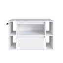 Ver imagem 7 de Gabinete de Banheiro Suspenso 80cm com 4 Nichos 1 Toalheiro 1 Porta 1 Gaveta Branco