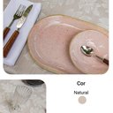 Ver imagem 5 de Toalha de Mesa Jacquard Bordado Folhas Rafimex Poli-bambu 180x400cm