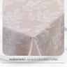 Toalha de Mesa Jacquard Bordado Folhas Rafimex Poli-bambu 180x400cm - 3