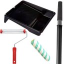 Ver imagem 1 de Rolo 23cm Poliamida + Suporte Rolo Pintura 23cm + Bandeja para Pintura 2,7l + Cabo Extensor 1,28m