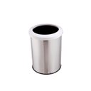 Ver imagem 1 de Cesto De Lixo Reciclável Lixeira Inox 30l Com Aro Esmaltado - Branco