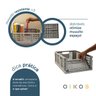 Caixa Organizadora 14l Dobrável de Plástico Multiuso - Oikos - 4