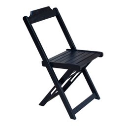 Kit 7 Conjuntos de Mesa Dobravel com 4 Cadeiras de Madeira 120x70 para Restaurante e Bar - Preto - 3
