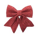 Ver imagem 1 de Laço Pronto Vermelho Glitter Natal - 25cm X 20cm