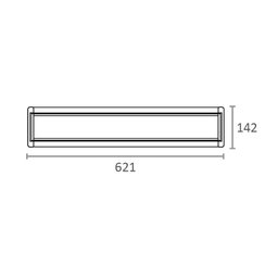 Luminária Led Taschibra Tl Slim 10 de Embutir 20w Bivolt Preta 6500k Luz Branca - 4