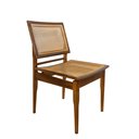 Ver imagem 1 de Cadeira em Madeira Encosto e Assento Tela Sextavada Sem Braço