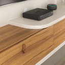 Ver imagem 6 de Painel para TV até 65 Polegadas 161,6CMX151,6cm e com Detalhe Canelado e Cantos Arredondados Branco