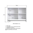 Ver imagem 7 de Armário Espelheira para Banheiro com 1 Porta 1 Toalheiro e Nichos Branco