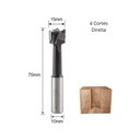 Ver imagem 1 de Broca Forstner Profissional Sentido Direita - Furo Não Passante - Haste 10mm para Cnc e Furadeira Mú