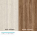 Ver imagem 4 de Paneleiro de Cozinha 70 Cm 2 Portas com Vidro Reflecta Bronze 3 Gavetas Sofia Luciane Móveis