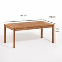 Ver imagem 3 de Conjunto Sala de Jantar Mesa 4 Cadeiras e 1 Banco Madeira Maciça Linha Traço Verde