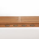 Ver mais imagens de Conjunto Sala de Jantar Mesa 4 Cadeiras e 1 Banco Madeira Maciça Linha Traço Verde