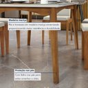 Ver imagem 4 de Conjunto Sala de Jantar com Tampo de Vidro Monalisa 6 Cadeiras Gaia Espresso Móveis