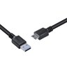 Cabo para Hd Externo Usb a 3.0 Macho para Micro Usb B 3.0 (10 Pinos) Macho 28awg Puro Cobre 1 Metro - 4