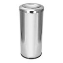 Ver imagem 1 de Cestinho De Lixo Em Aço Inox Com Tampa Meia Esfera Inox 50l