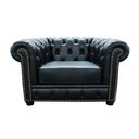 Ver imagem 1 de Poltrona Maísa 125cm Couro Preto - Sallar Home