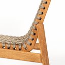 Ver imagem 6 de Conjunto Corda 6 Cadeira 1 Mesa 180cm - Varanda Coberta/área Gourmet Traço