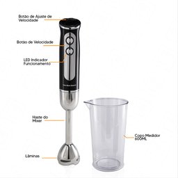 Mixer Hamilton Beach Aswe-013 8 Velocidades 600ml - 800w - 220v - 4