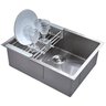 Cuba Artizan Welle 60x46x20cm Cozinha Inox 304 - 3