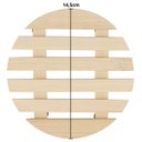 Ver imagem 3 de Forma Assadeira de Pão Retangular Grande Antiaderente 2l + Descanso de Panela Redondo Madeira