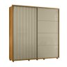 Guarda-Roupa Casal 2 Portas de Correr 100% Mdf com Pés Monet - 3