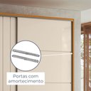 Ver imagem 7 de Guarda-Roupa Casal 2 Portas de Correr 100% Mdf com Espelhos e Pés Monet