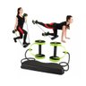 Kit Treino Funcional Exercício Fitness Com Rodas Abdominais - 8