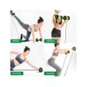 Kit Treino Funcional Exercício Fitness Com Rodas Abdominais - 5